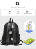 Waterproof Leather Laptop Travel Casual Fashion Backpack Bag - RoyaleCart
