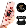 Popsockets Finger Ring Phone Holder For Smartphones, Mobile Phone Pop Sockets King Queen - RoyaleCart